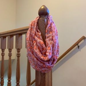 Cheetah print infinity scarf